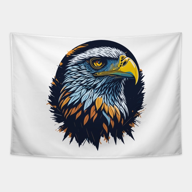 Colorful Eagle Tapestry by PasifikTee