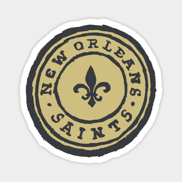 New Orleans Saiiiints 14 Magnet by Very Simple Graph