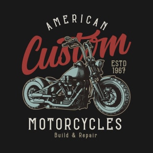 American Custom Motorcycles T-Shirt