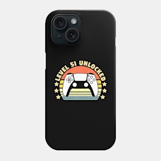 Level 51 Video 51st Birthday Phone Case