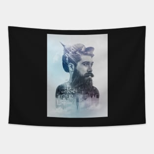 Design your life - Double Exposure Tapestry