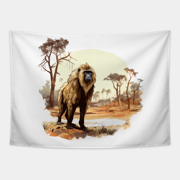 Baboon Tapestry by zooleisurelife