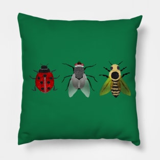 Bejeweled Bugs Pillow