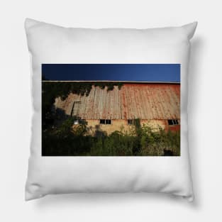 Historic Red Barn Pillow