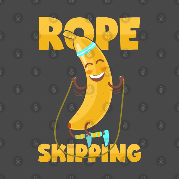 Rope Skipping Banana Jumping by voidea