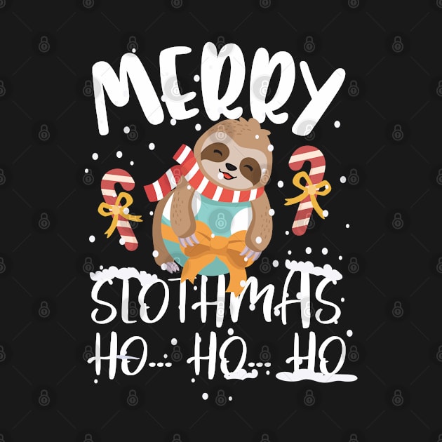Merry Slothmas by alcoshirts