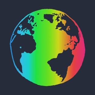 Cute RGB Lighting Globe T-Shirt