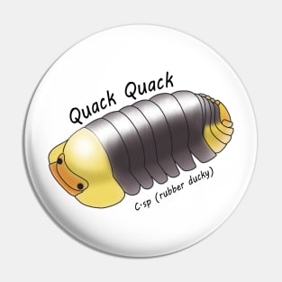 Cubarisrubber ducky quack quack Pin