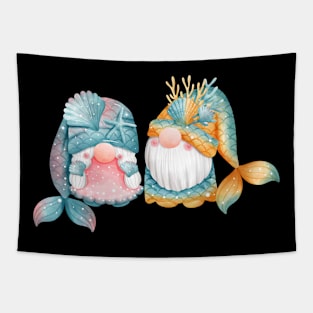 Cute Mermaid Gnomes Mermaid Love Mermaid Life Tapestry