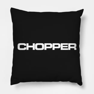 Chopper logo (white) Pillow