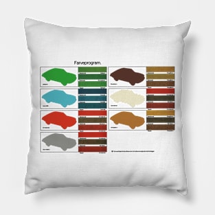 SAAB 99 COLOUR GUIDE Pillow