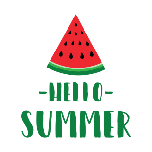 Hello Summer with fresh watermelon T-Shirt