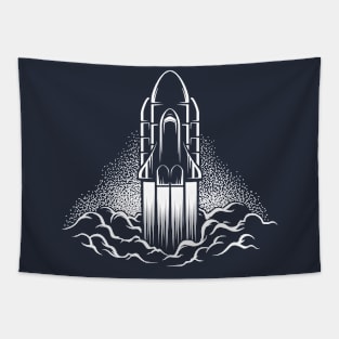 Rocket Launch Tapestry