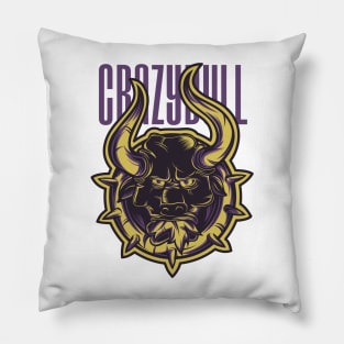 The Crazy Bull Pillow