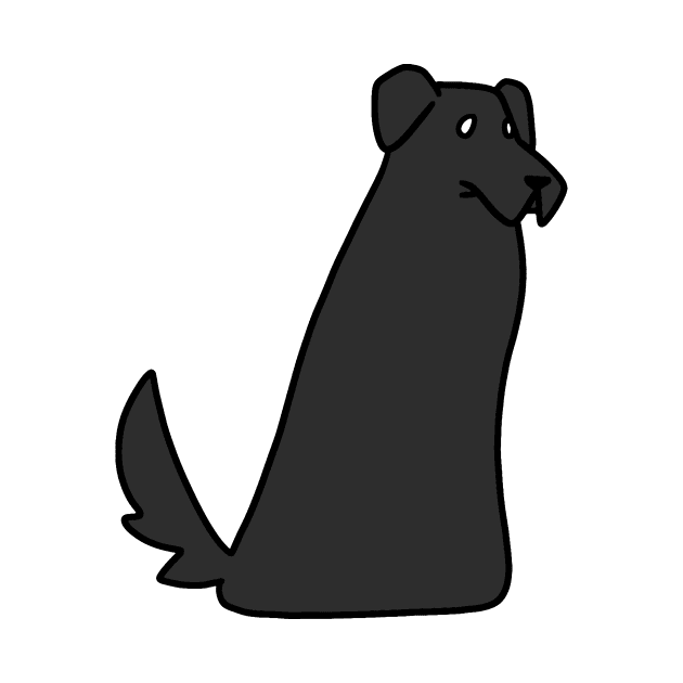 Black Lab Blob by saradaboru