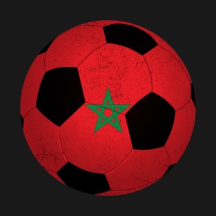 Soccer, Moroccan  soccer design, Morocco Flag T-Shirt