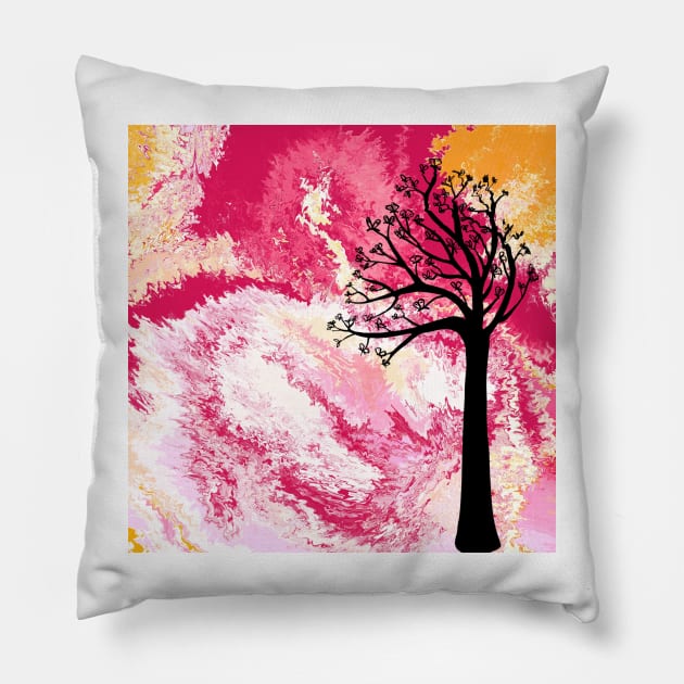 Tree Silhouette Pillow by CarrieBrose