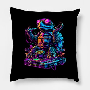 Techno Turtle Maestro Pillow