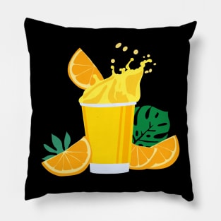 orange juice Pillow