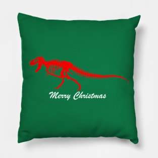 Merry Christmas: T-Rex 2 Pillow