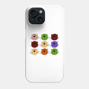 Cats Colored Phone Case