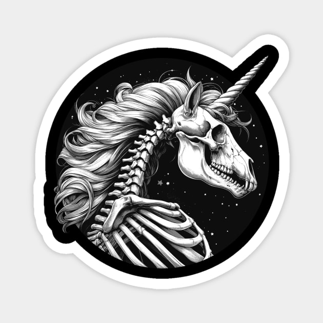 Death unicorn Magnet by Ponya_sha