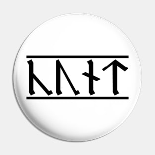 Rude Runes - Anglo-Saxon oaths (1) Pin