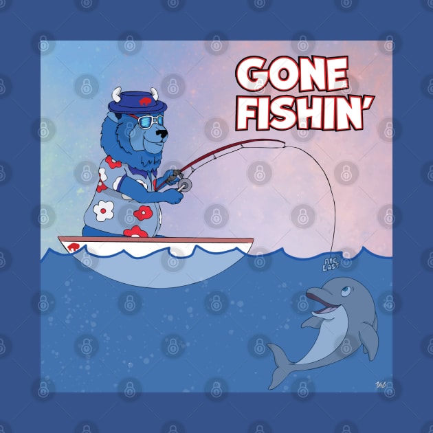 Bills Mafia Gone Fishin' by Do Nothing Doodles