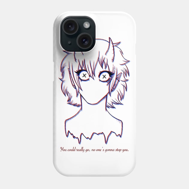 Some Edgy Trash (Ver. 2) Phone Case by Hazardous Demons