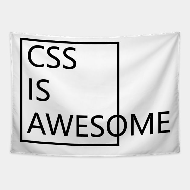 CSS IS AWESOME Tapestry by PaletteDesigns