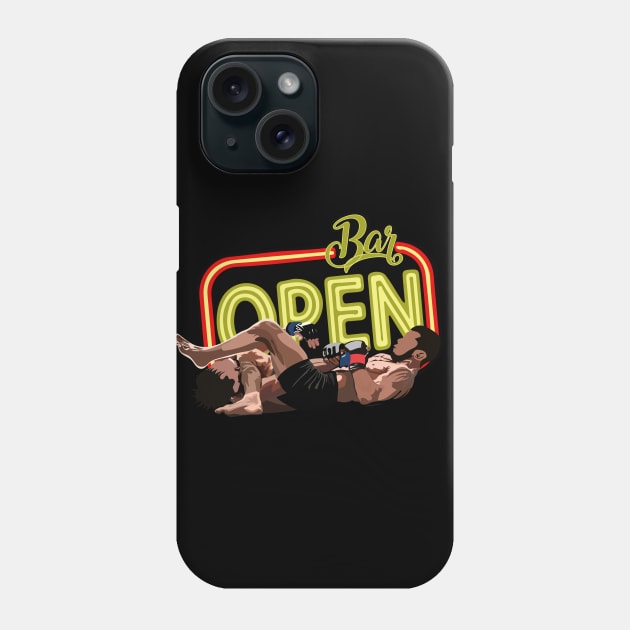 MMA - Arm Bar - Open Bar Awesome and Punny Phone Case by WaltTheAdobeGuy