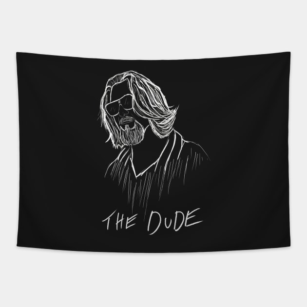 The big lebowski the dude Tapestry by POPITONTHEWALL