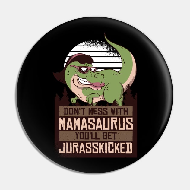 Mamasaurus Rex Pin by Black Phoenix Designs