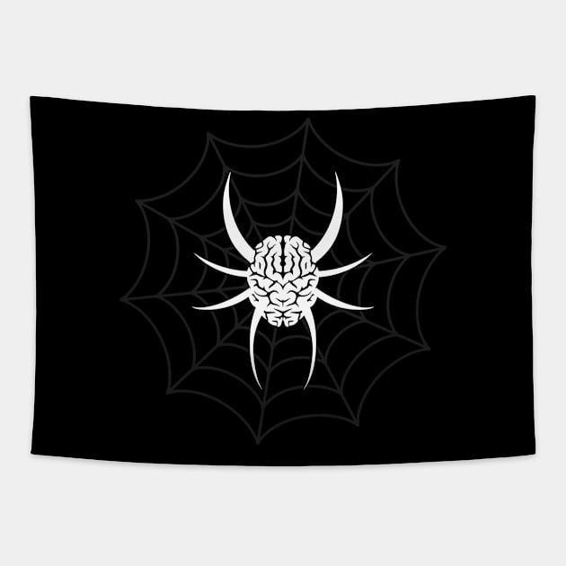 Spiderbrain Tapestry by GraphicMonas