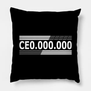 CEO 000 000 Pillow