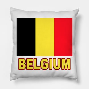 The Pride of Belgium - Belgian Flag Design Pillow