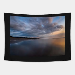 Sunset at Moonstone Beach Tapestry