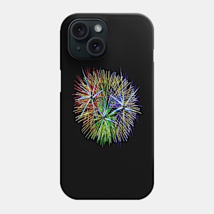 Light Up The Night Sky Colorful Fireworks Celebrations Phone Case