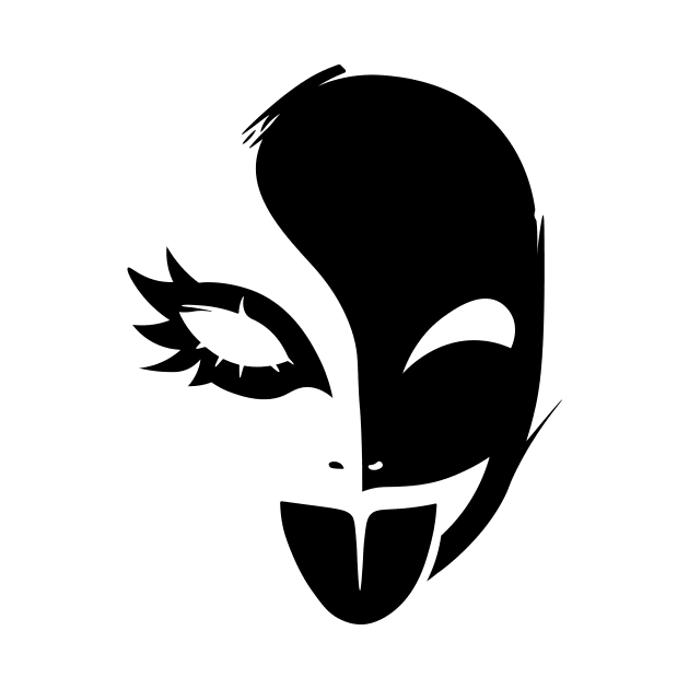 Funny Mask - Black by Darasuum