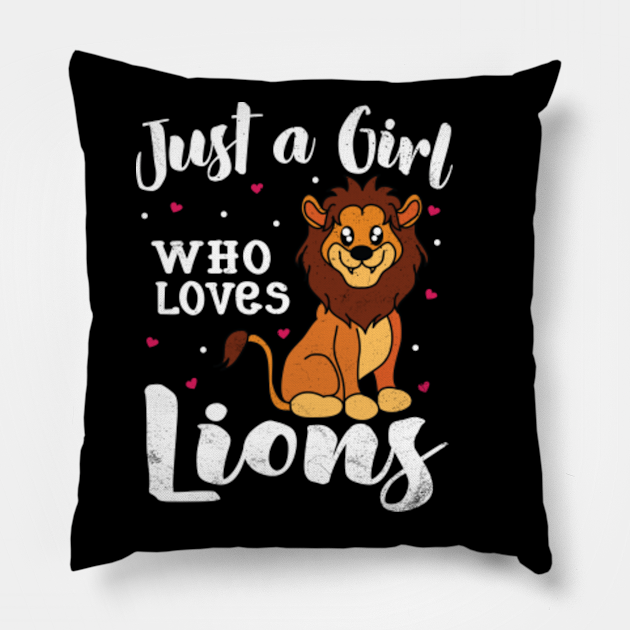 Just A Girl Who Loves Lions Cute - Just A Girl Who Loves Lions ...