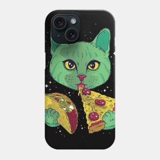 Cosmic Pizza Cat Phone Case