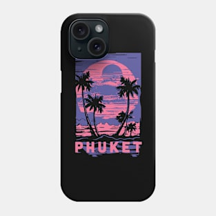 Phuket Thailand Souvenir Lifestyle Cyberpunk Vacation Trip Phone Case