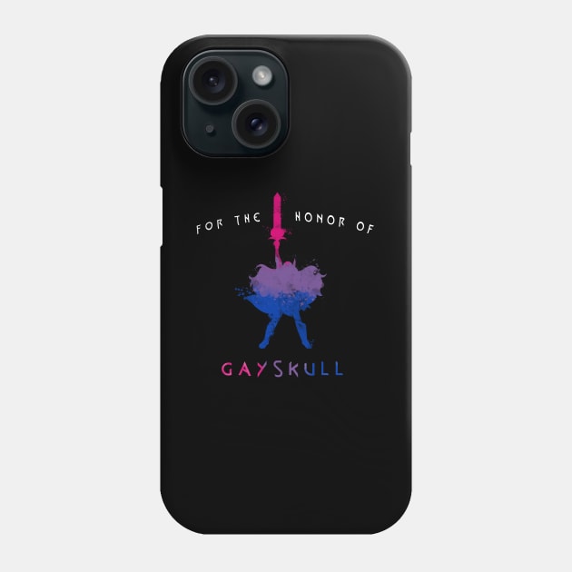 For the honor of Gayskull (bisexual flag) Phone Case by JuliaSC