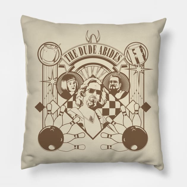 The Dude Abides Pillow by detective651