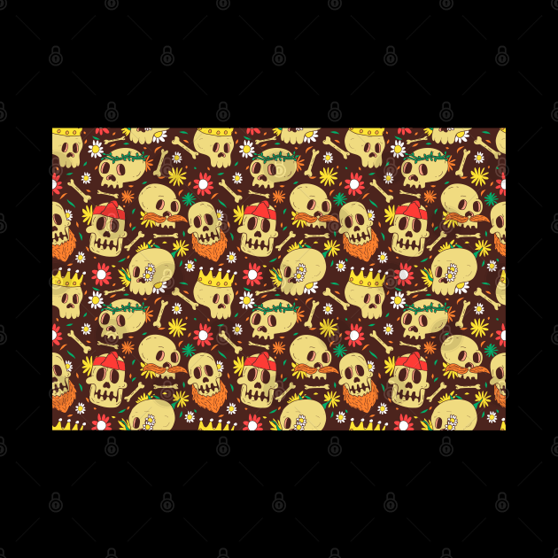 Funny Skull Pattern by OzInke