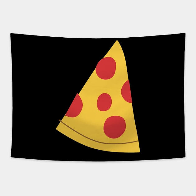 Classic Pepperoni Pizza Slice Tapestry by InkyArt