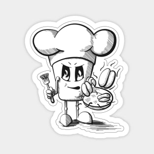 Chef Muggsi | BW Edition Magnet