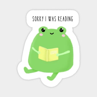 Sorry I was reading frog Magnet