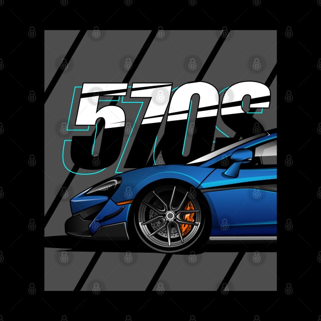 Mclaren 570S Blue by aredie19