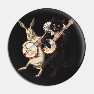 Cat and Bunny Pin